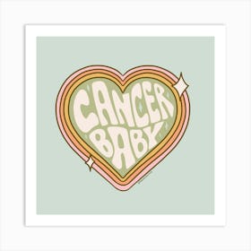 Cancer Baby Art Print