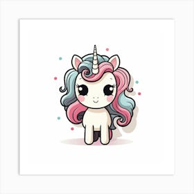 Cute Unicorn 21 Art Print