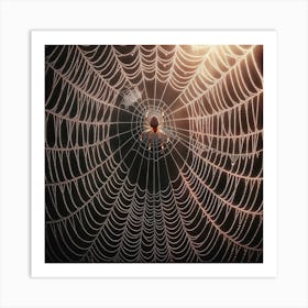 Spider Web Art Print