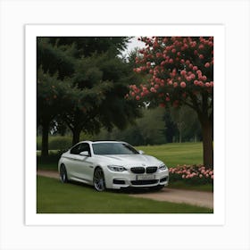 Default Car Bmw With Place Nature Tree And Rose 0 (1) Art Print
