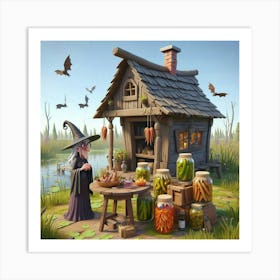 Witches House 3 Art Print