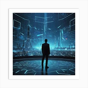 Futuristic City 2 Art Print