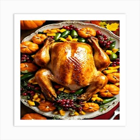 Thanksgiving Turkey 1 Art Print