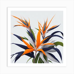 Bird Of Paradise myluckycharm 1 Art Print