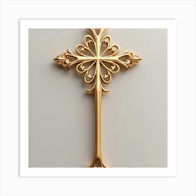 Cross Of Gold Art Print