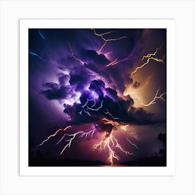 Lightning Storm 1 Art Print