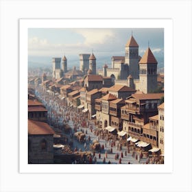 Medieval castle 2 Art Print