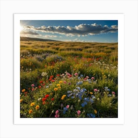 Wildflower Meadow Art Print