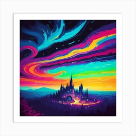 Castle In The Sky Art Print