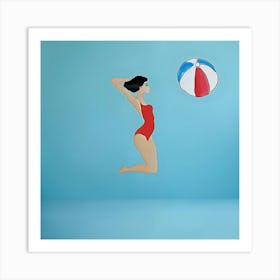 Beach Ball Fun Art Print