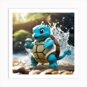 Pokemon Turtle Art Print