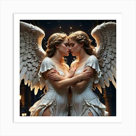 Angels Art Print