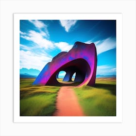 Sculpture In A Field Art Print