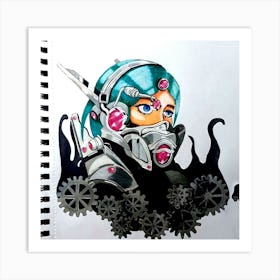 Cyborg Art Print