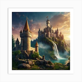 Castle In The Sky Art Print