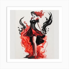 Sex And Fire Art Print