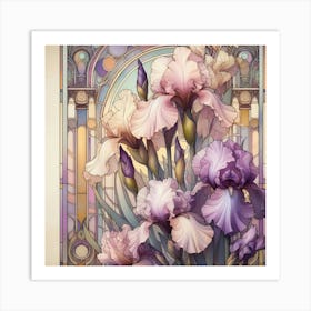 Iris Painting Art Print