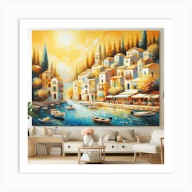 Rome By The Sea Art Print