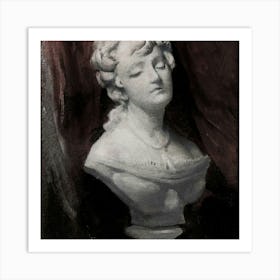 Bust Of A Lady Art Print