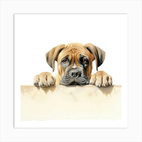 Boxer Dog 10 Art Print