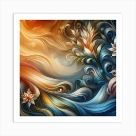 Abstract Painting 107 Art Print