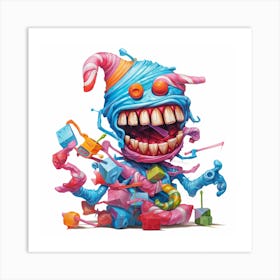 Candy Monster 1 Art Print