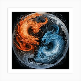 Yin And Yang Art Print