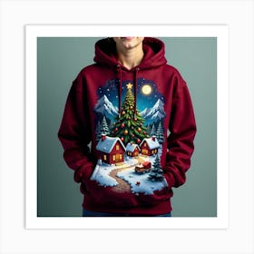 Christmas Village 14 Art Print