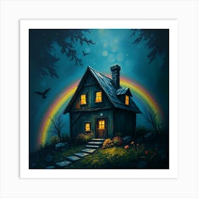 House In The Woods 1 Art Print