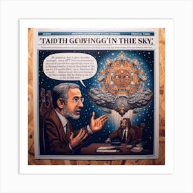 Tadhi Gorbing In The Sky Art Print