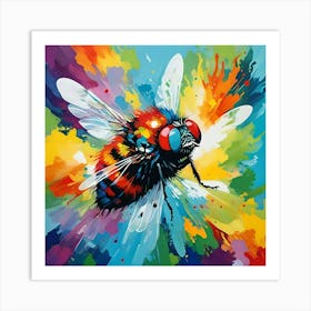 HOUSEFLY ON STEROIDS Art Print