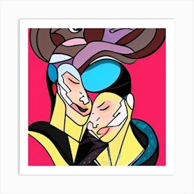 Couple In Love Art Print