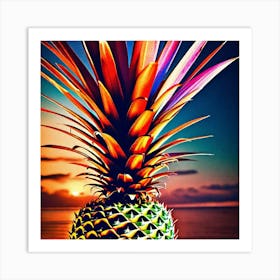 Hawaiian Pineapple Art Print