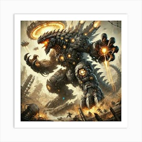 Tytan Iron Juggernaut Iron Commonwealth Art Print