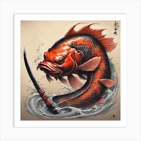 Koi Fish 4 Art Print