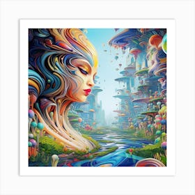 Psychedelic Painting 2 Art Print