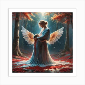 Angel And Child Art Print