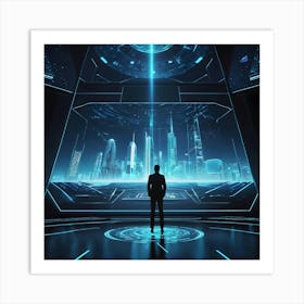 Futuristic City 14 Art Print