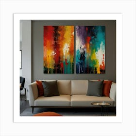 Abstract Painting 19 Art Print