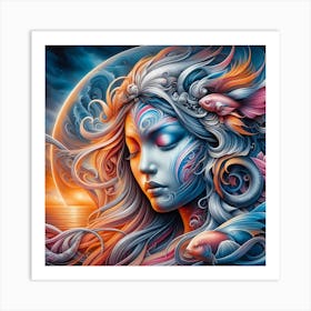 Mermaid 6 Art Print