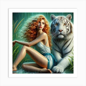 White Tiger 47 Art Print