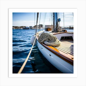 Sailboat On The Water Art Print