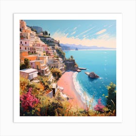 Idyllic Hues: Seaside Sonata Art Print