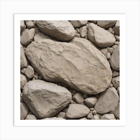 Rocks And Stones 4 Art Print