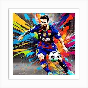 Lionel Messi 2 Art Print