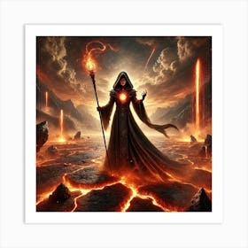 Nerys Volcanic Pulse Art Print