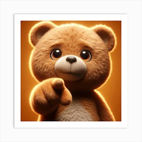 Teddy Bear 46 Art Print