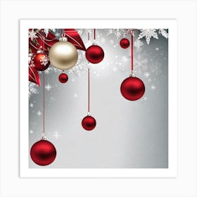 Christmas Background 21 Art Print