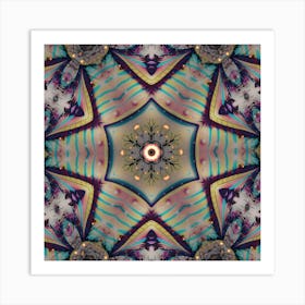 Abstract Mandala 3 Art Print