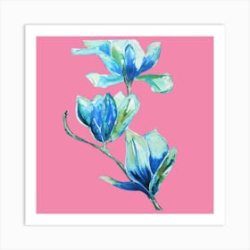 Blue Blossom Art Print